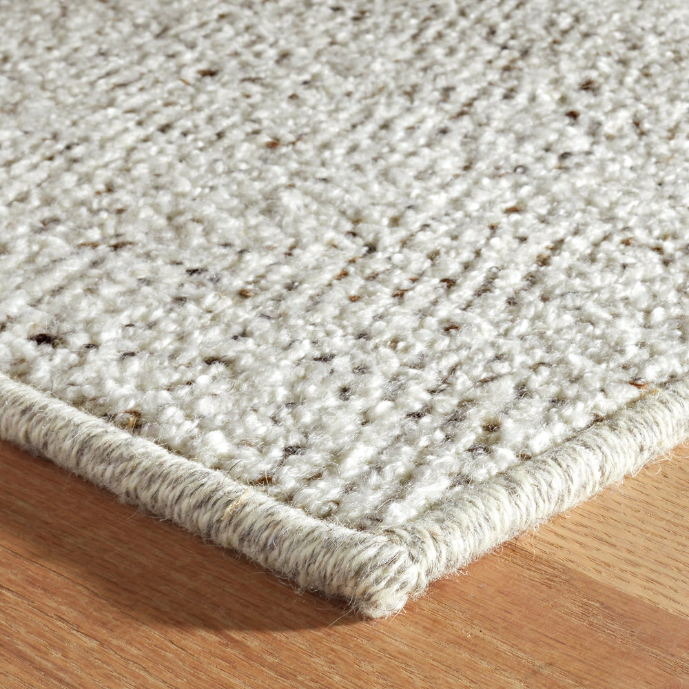 Sutton Woven Wool Custom Rug | Natural