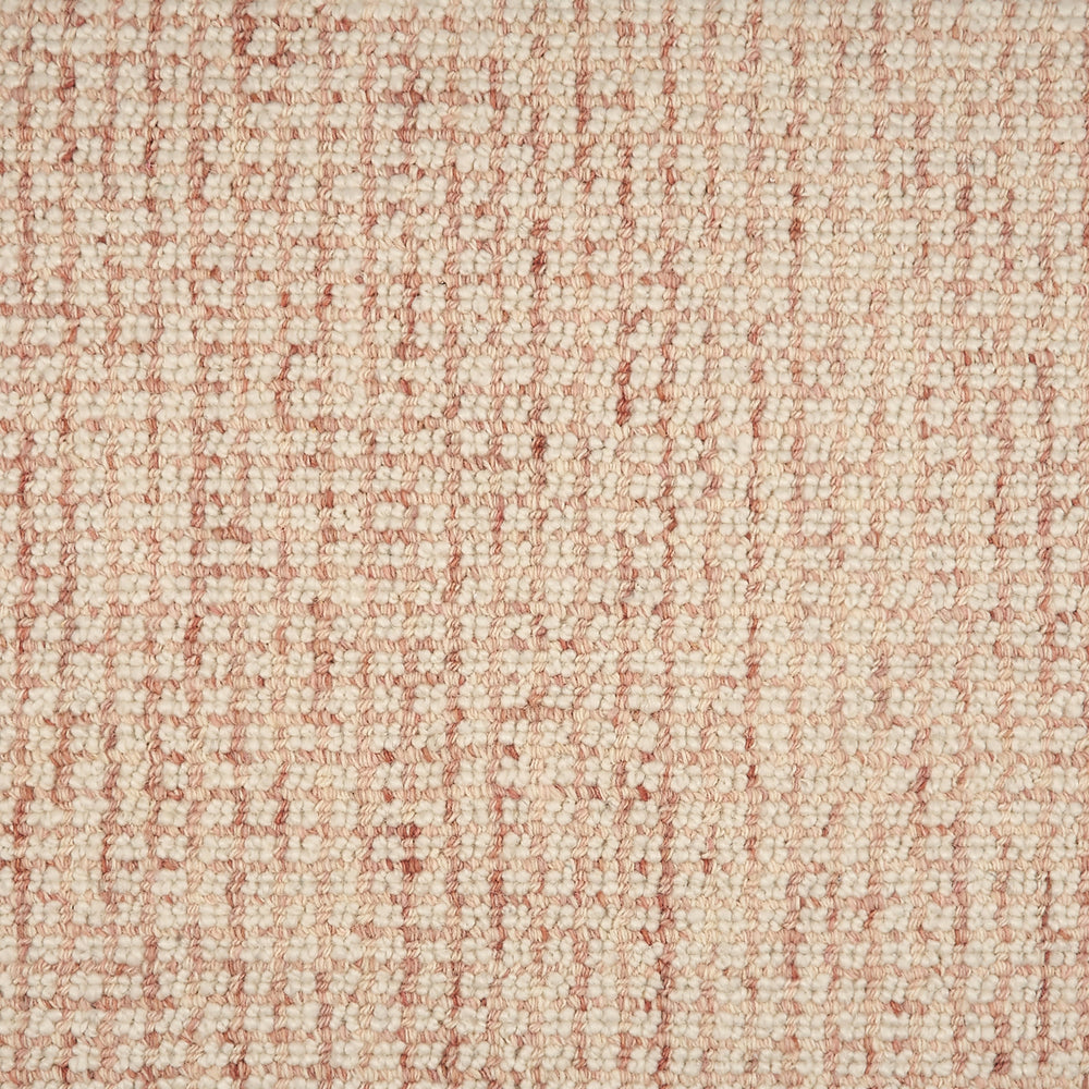 Yadira Geometric Woven Wool Custom Rug Swatch | Pink