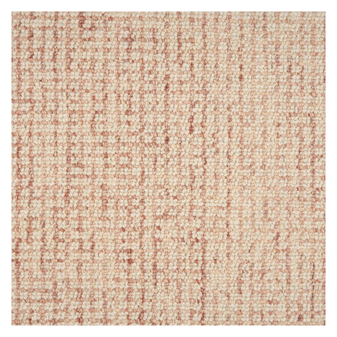 Yadira Geometric Woven Wool Custom Rug | Pink