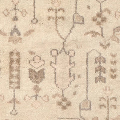 Dara Cream Hand Knotted Wool Rug Swatch