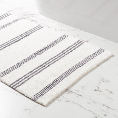 Rowe Stripe Shale Bath Rug