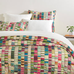 Penelope Stripe Multi Coverlet