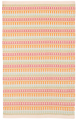 Candy Stripe Handwoven Indoor/Outdoor Rug | Multi