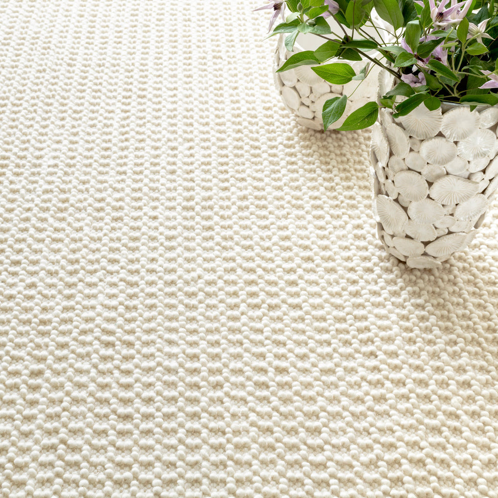 Hooper Handwoven Wool Rug | Ivory