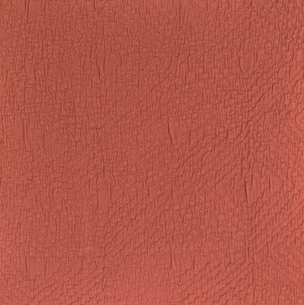 Kerala Matelasse Coverlet Swatch | Spice