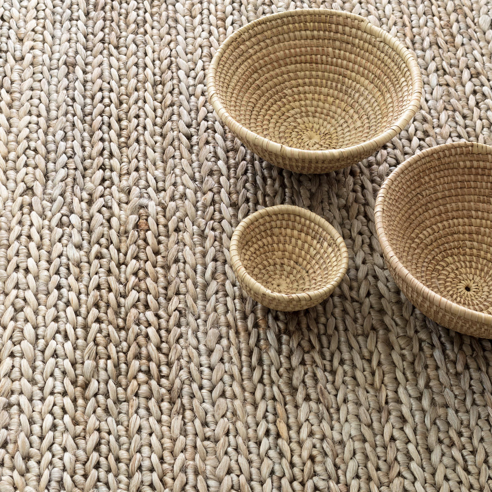 Jute Handwoven Rug | Seaglass