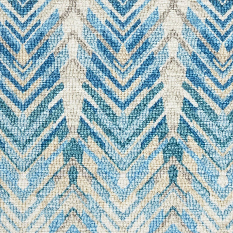 Seneca Blue Machine Washable Rug Swatch-12"x17"