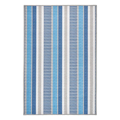 Always Greener Machine Washable Rug | Blue/Grey