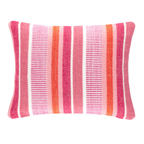 Always Greener Indoor/Outdoor Decorative Pillow Cover | Pink/Orange