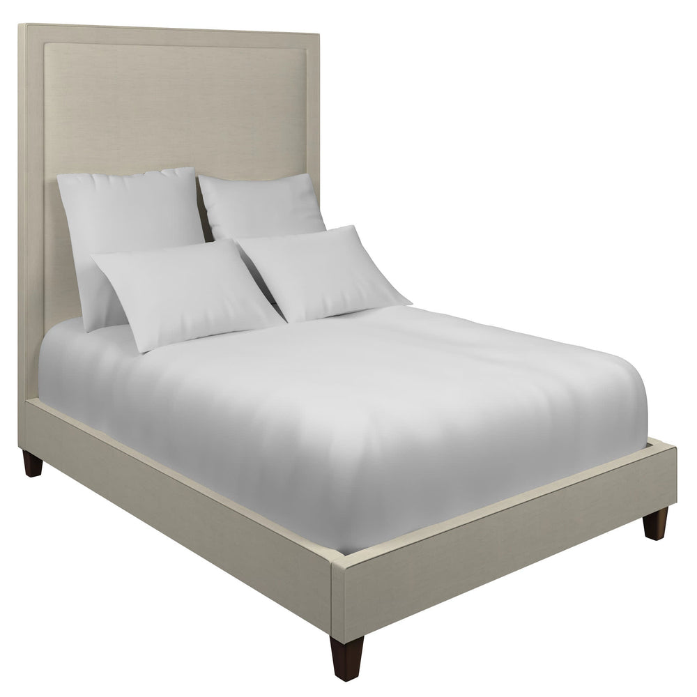 High Stonington Bed | Estate Linen Pearl Grey