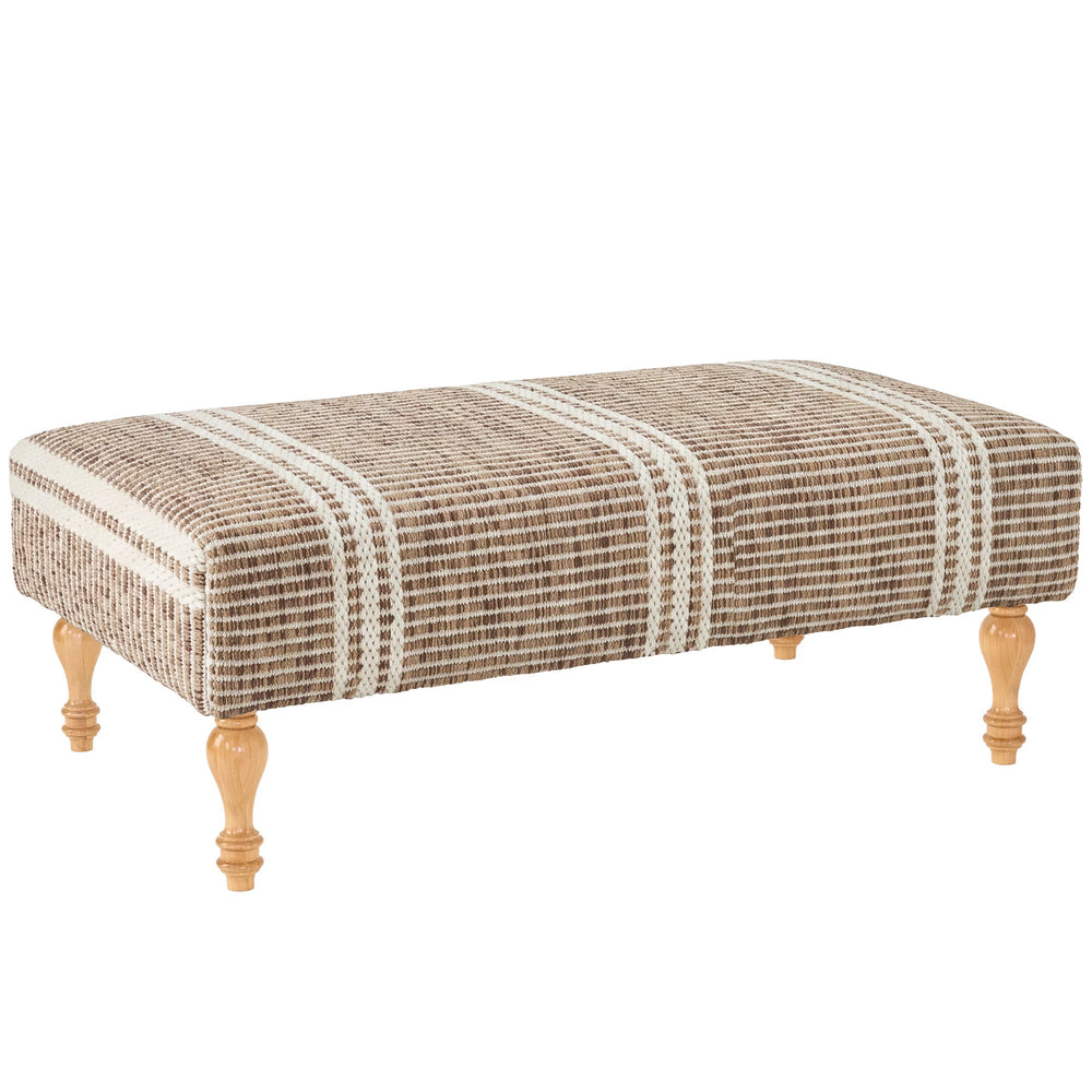 Malta Rug Ottoman | Natural