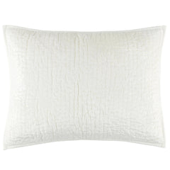 Parisienne Velvet Dove White Quilted Sham