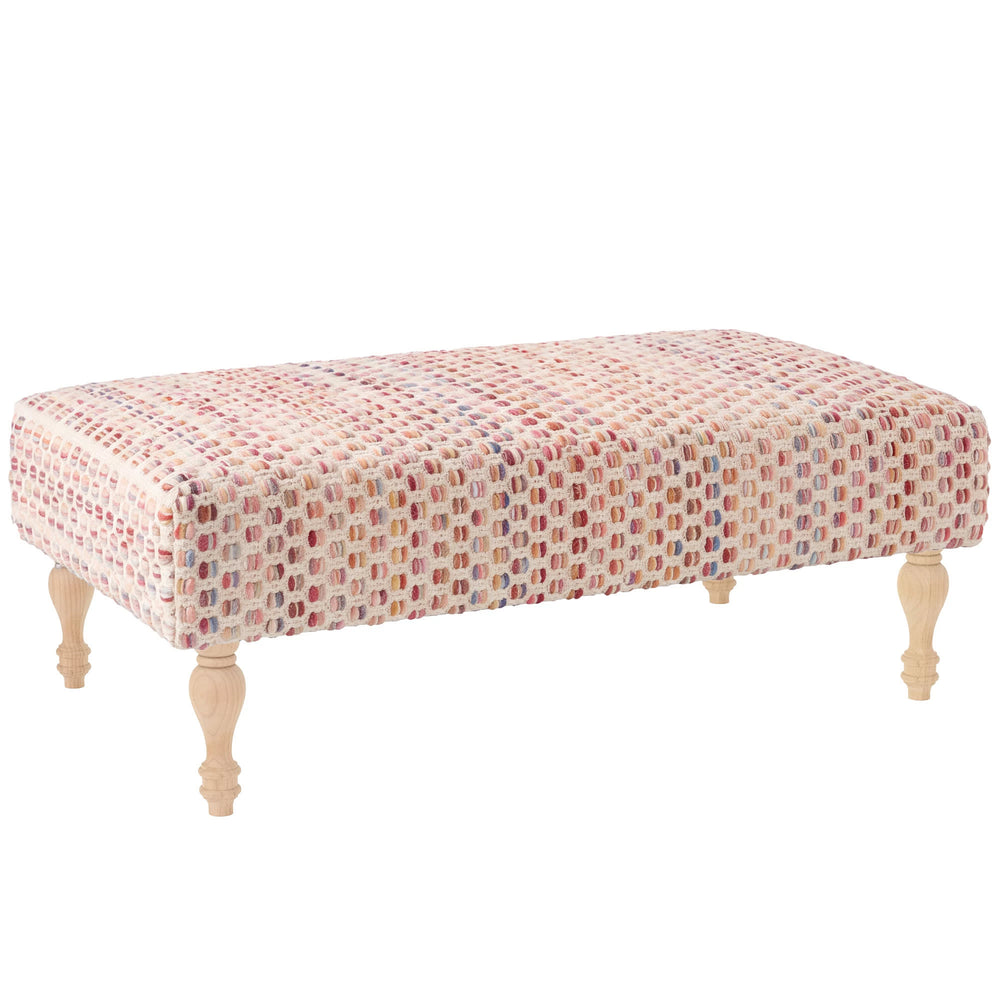 Torrey Rug Ottoman | Multi