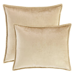 Panne Velvet Champagne Decorative Pillow Cover