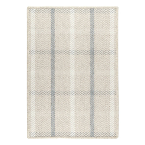 Jackson Woven Wool Custom Rug | Beige/Slate