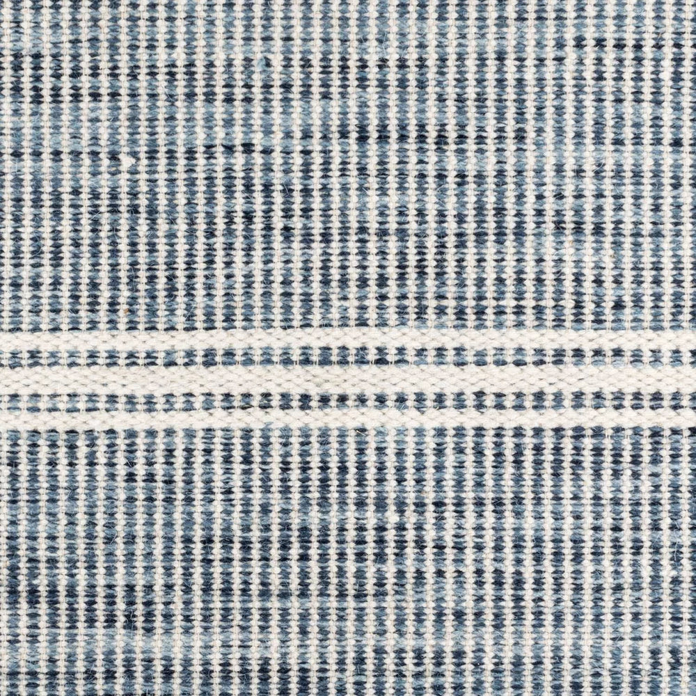 Malta Handwoven Wool Custom Rug Swatch | Blue