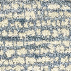 Shepherd Pewter Blue Hand Knotted Wool Rug Swatch