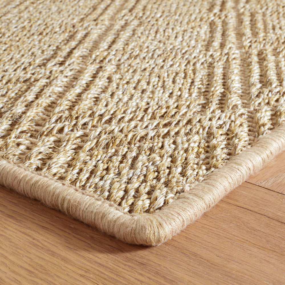 Diamond Woven Sisal Custom Rug | Natural