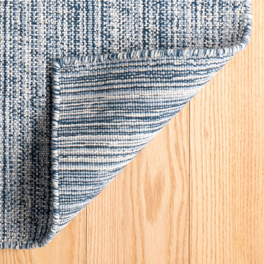 Bella Handwoven Wool Rug | Navy