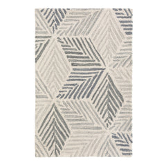 Karari Hand Hooked Wool Rug | Blue