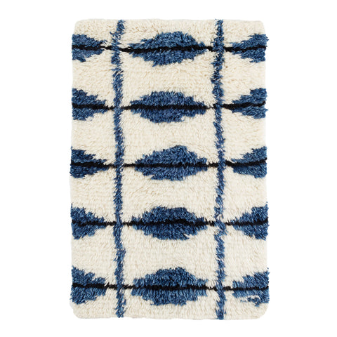 Noma Indigo Handwoven Wool Rug