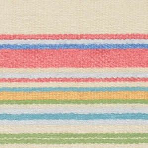 Cady Stripe Multi Machine Washable Rug Swatch