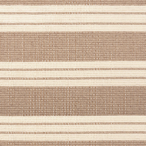 Meredith Wide Striped Indoor/Outdoor Custom Rug Swatch | Natural
