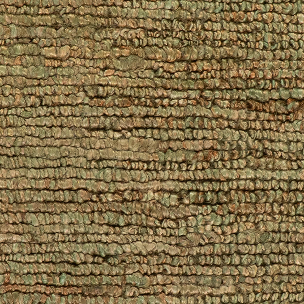 Varnu Textured Handmade Jute Rug Swatch | Green