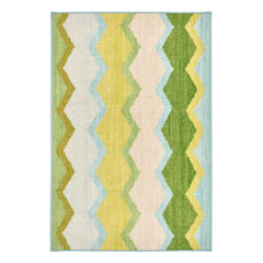 Safety Net Machine Washable Rug | Green