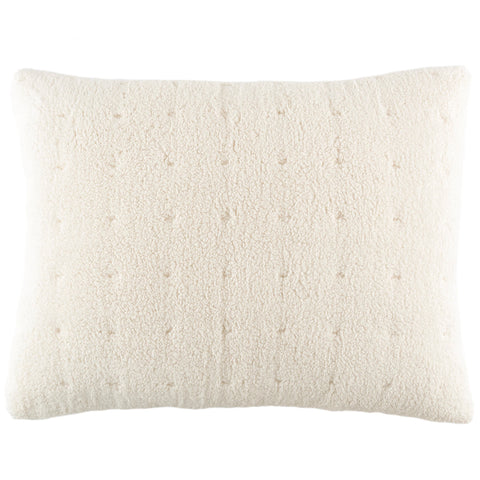 Marshmallow Fleece Ivory Puff Sham