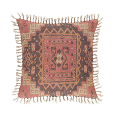 Anatolia Linen Kilim Print Decorative Pillow Cover