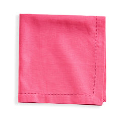 Haven Hemstich Fuchsia Napkin Set of 4