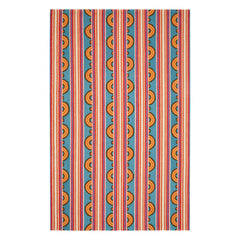 Button Hand Micro Hooked Wool Rug | Multi