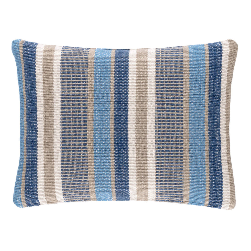 Always Greener Indoor/Outdoor Decorative Pillow Cover | Blue/Grey