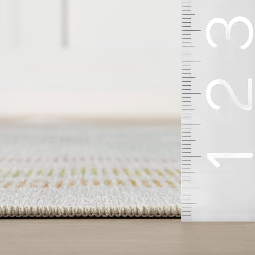 Chevron Machine Washable Rug | Multi