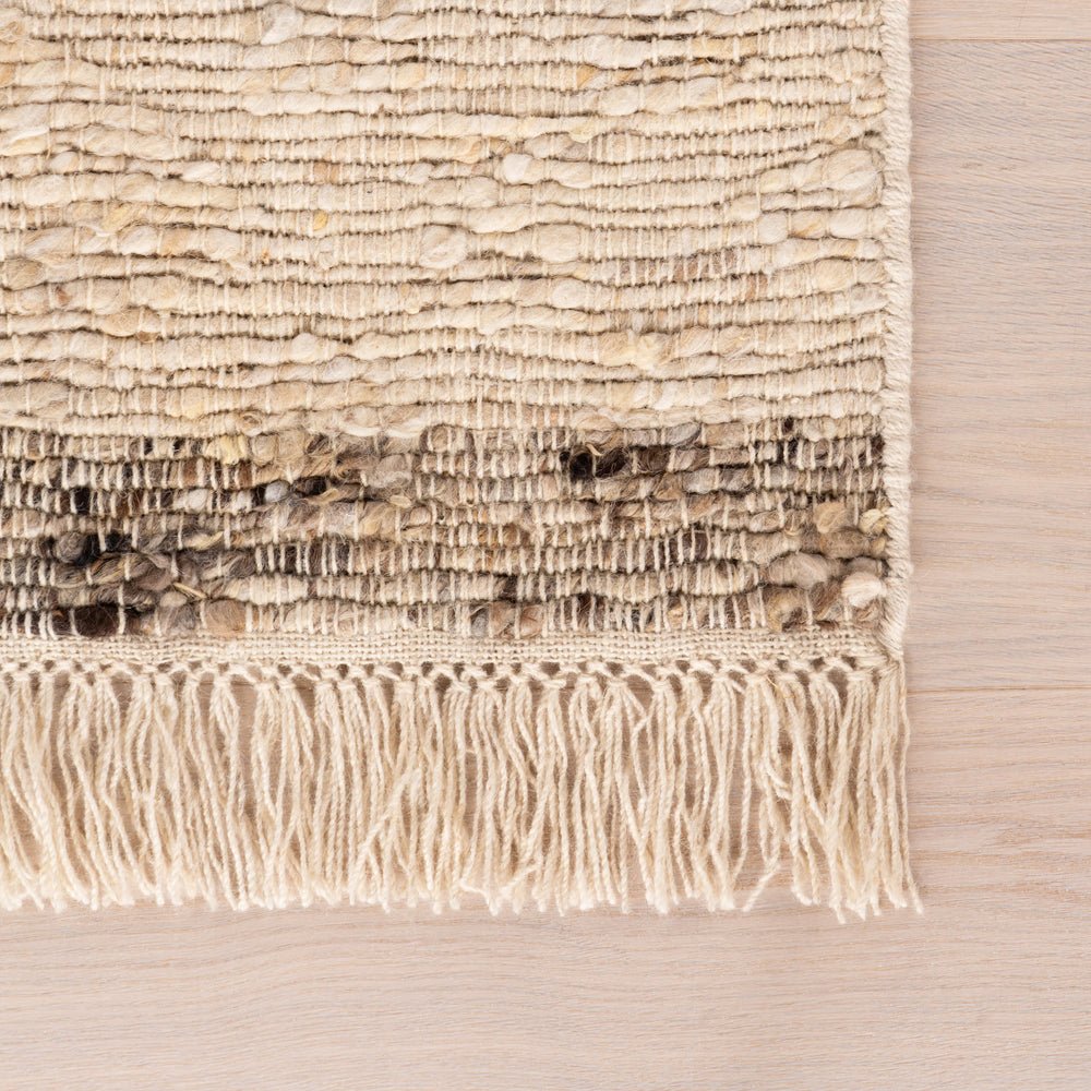 Cullen Hand Woven Wool Rug | Cream
