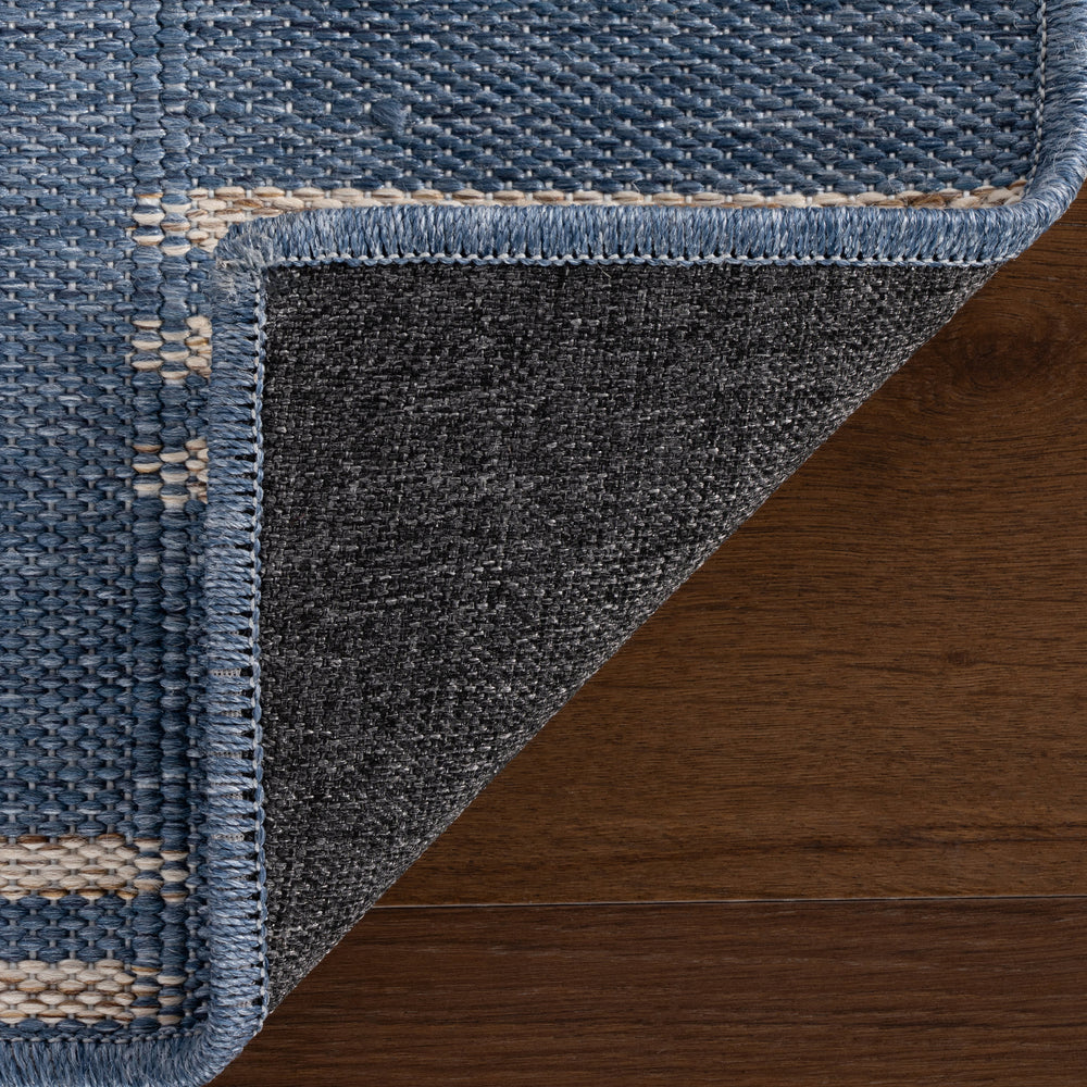 Ondine Coastal Indoor/Outdoor Custom Rug | Blue