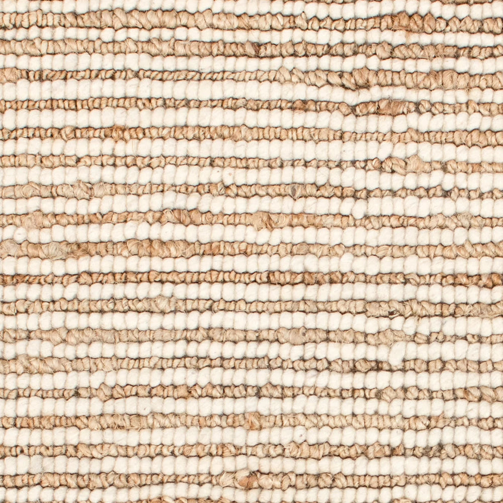 Twiggy Handwoven Wooljute Rug Swatch | Natural
