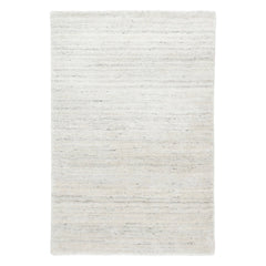 Nordic Hand Loom Knotted Performance Rug | White