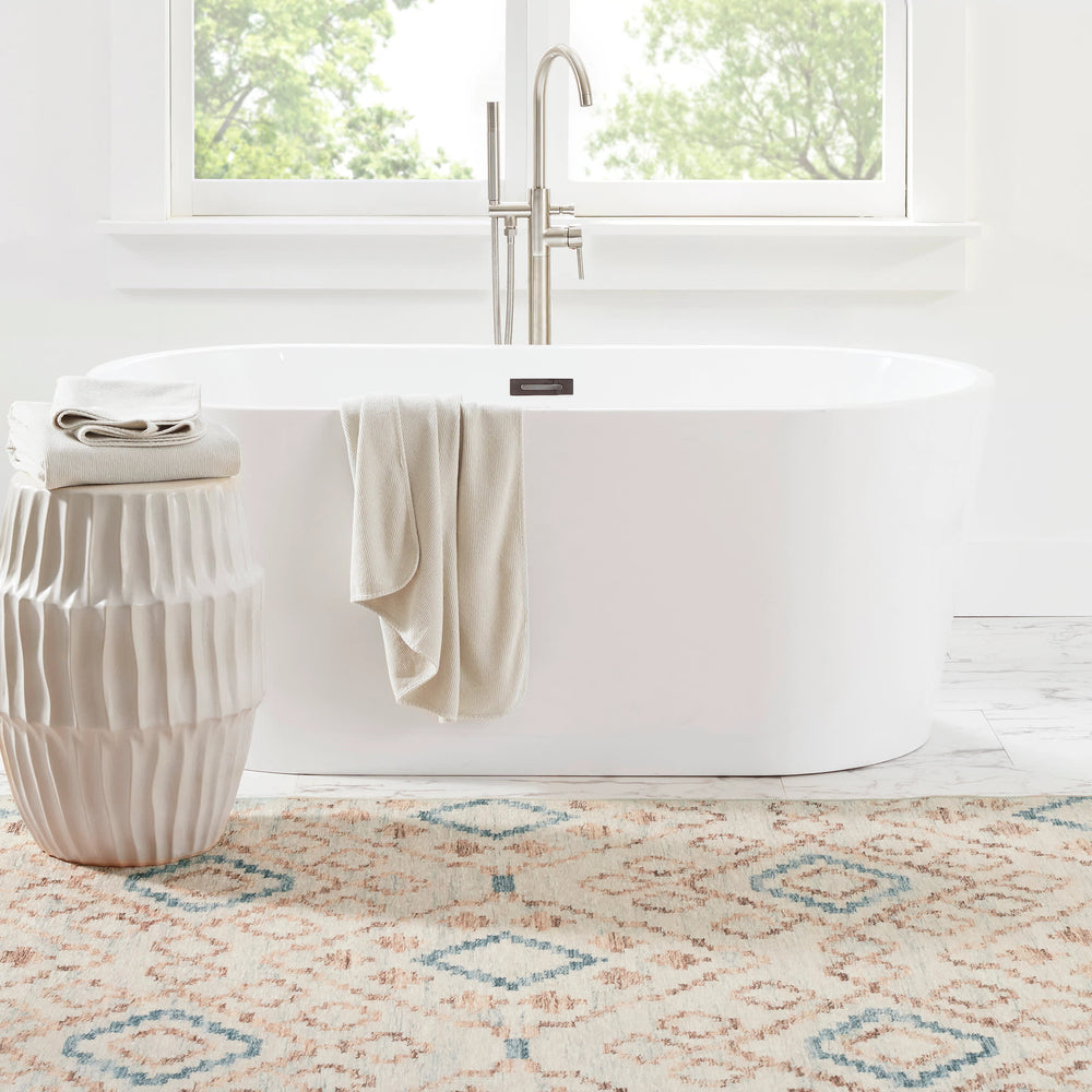 Jelly Roll Machine Washable Rug | Sky