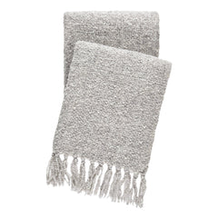 Boucle Grey Throw