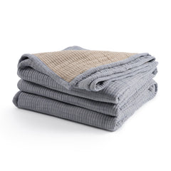 Crinkle Gauze Blanket | Denim