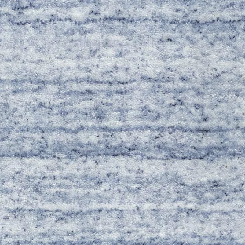Nordic Hand Loom Knotted Performance Rug Swatch | Blue
