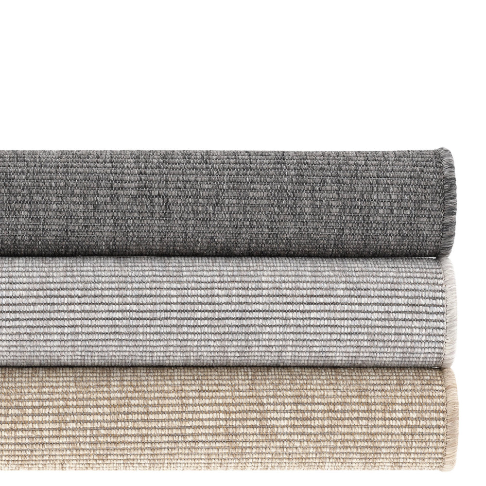 Russell Woven Indoor/Outdoor Custom Rug | Khaki
