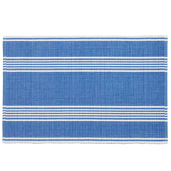 Bistro Stripe French Blue Placemat Set of 4