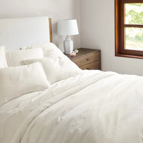 Lush Linen Ivory Sham