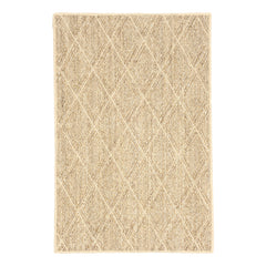 Diamond Woven Sisal Custom Rug | Sand