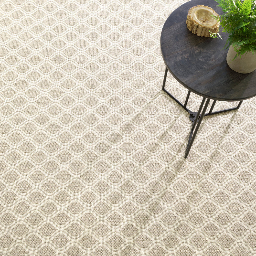 Jude Woven Wool Custom Rug | Dove Grey
