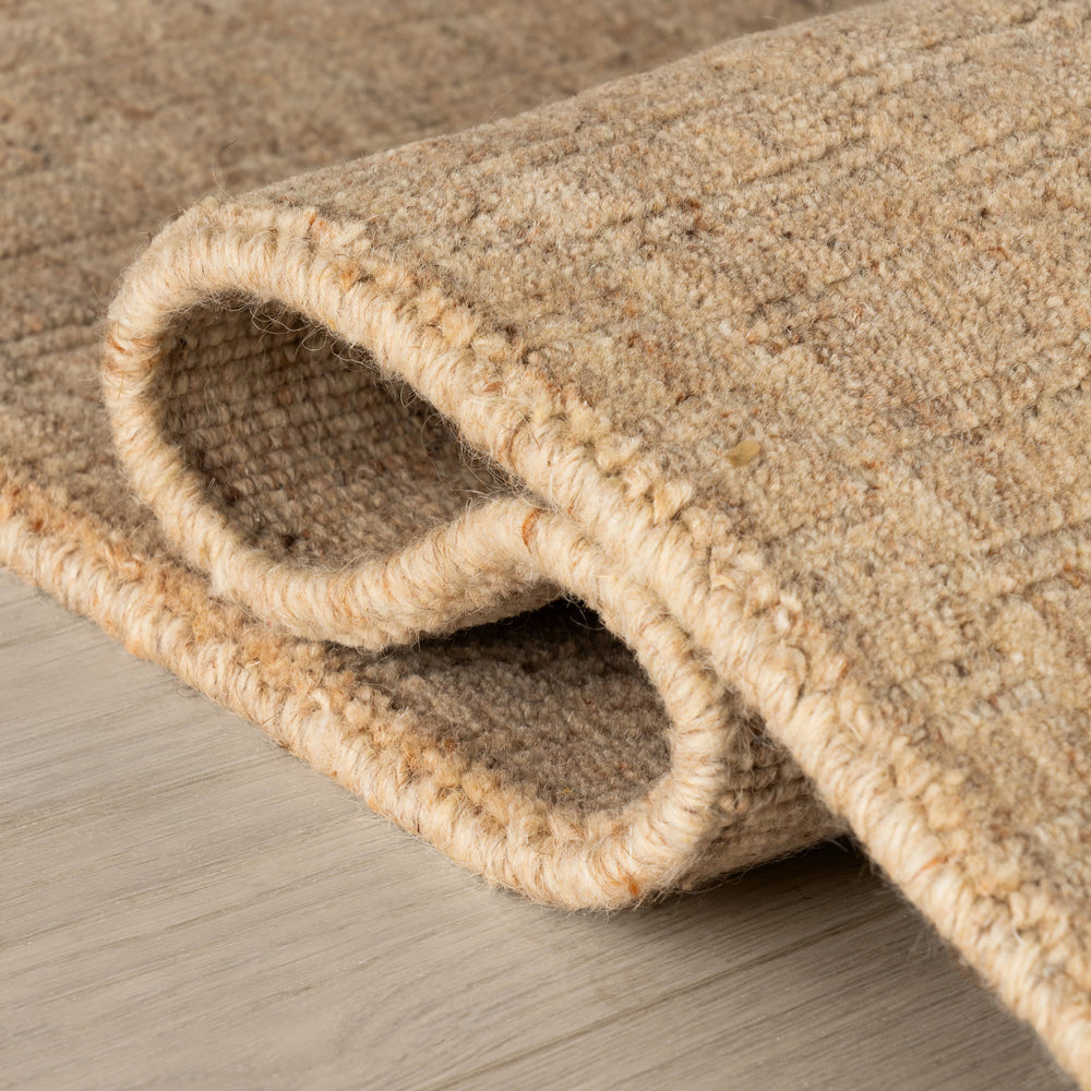 Hayes Hand Loomed Wool Rug | Tan