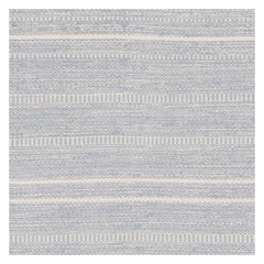 Skipper Stripe Handwoven Indoor/Outdoor Rug Swatch | Swedish Blue